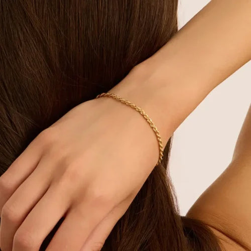 BRACCIALE GROUMETTE IN ORO GIALLO DA UOMO STROILI