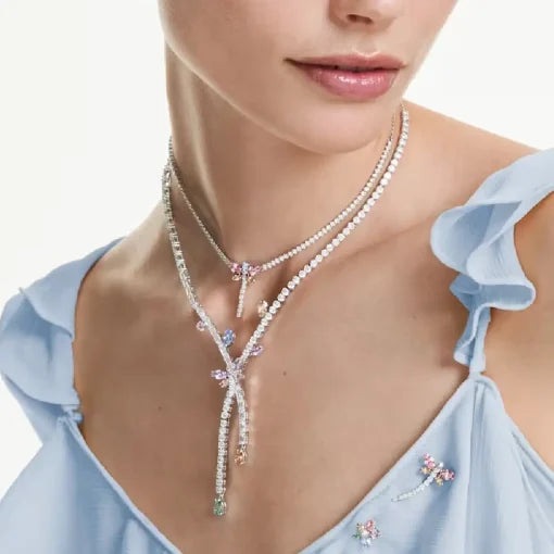 COLLANA SWAROVSKI ARIANA GRANDE LIBELLULA TENNIS INCROCIATO