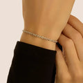 BRACCIALE CORDA IN ORO BIANCO DA UOMO STROILI